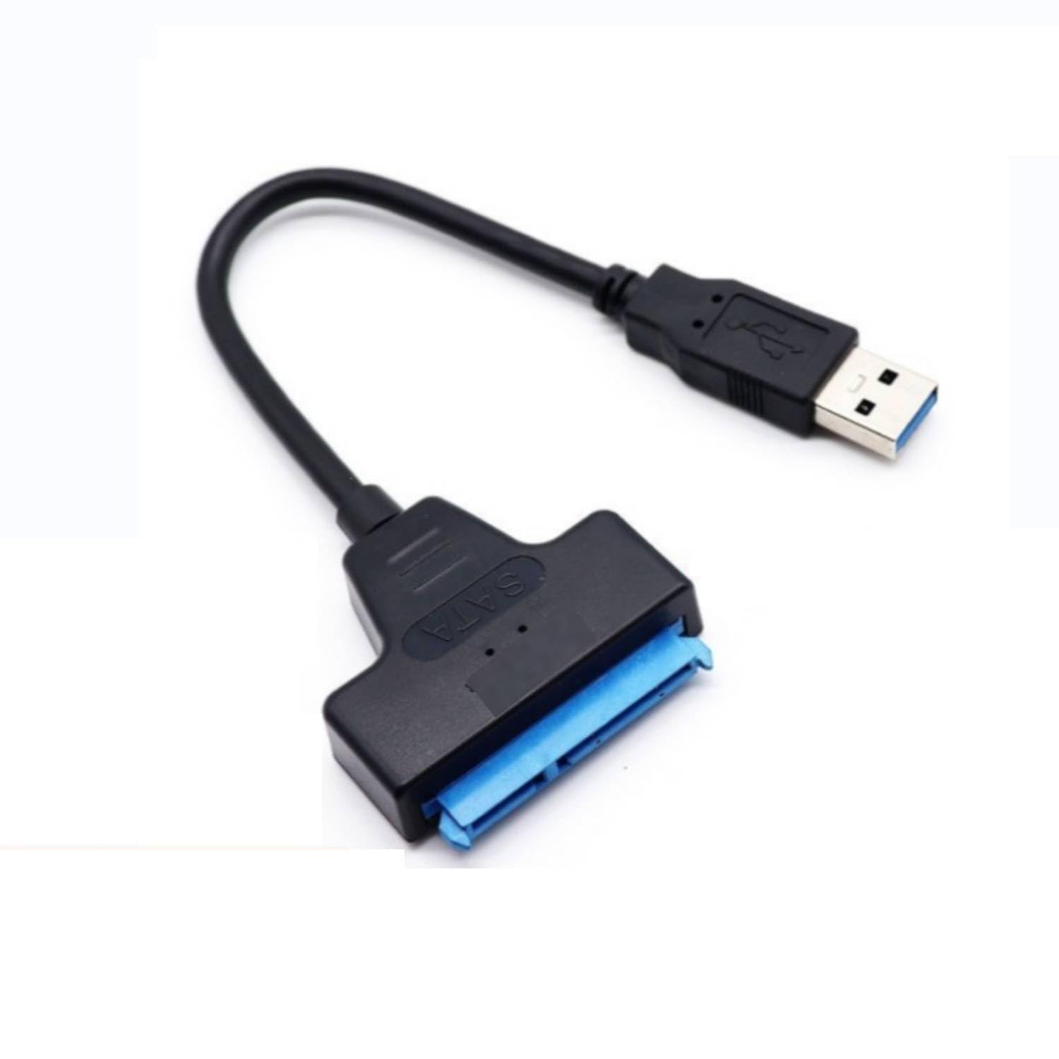 Fizzix USB 3.0 to SATA External Converter and Cable - Super Fast Data Transfer, High-Speed USB 3.0 to SATA III Adapter for 2.5" SSD HDD - Easy Connection