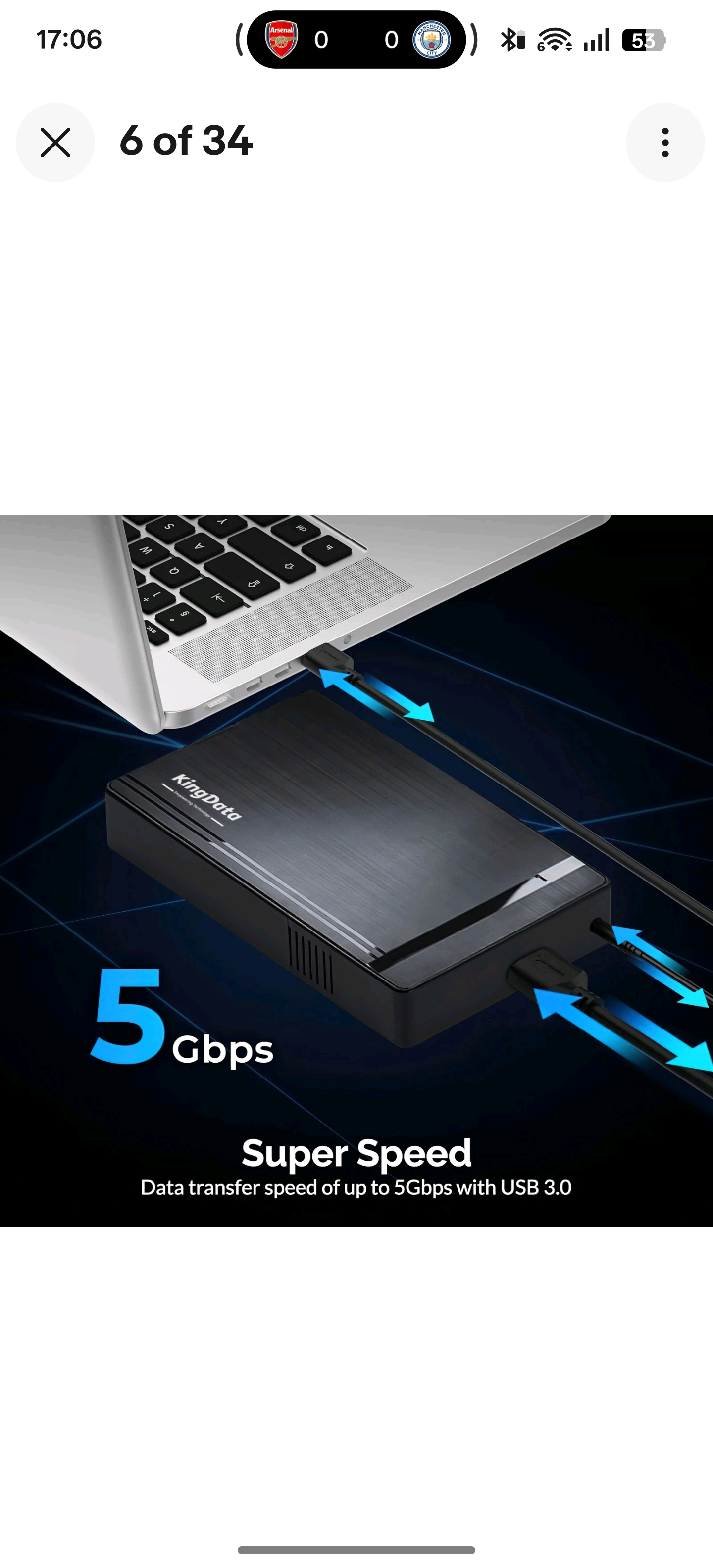 Hard Drive Enclosure, USB 3.0 to SATA HDD Caddy for 3.5 inch SSD HDD Disk with DC Power Adapter, Hard Drive Docking Station, Tool Free SSD HDD Enclosure for Windows, Linux, Mac OS, PS4, Xbox
